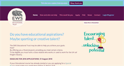 Desktop Screenshot of ewseducationaltrust.co.uk